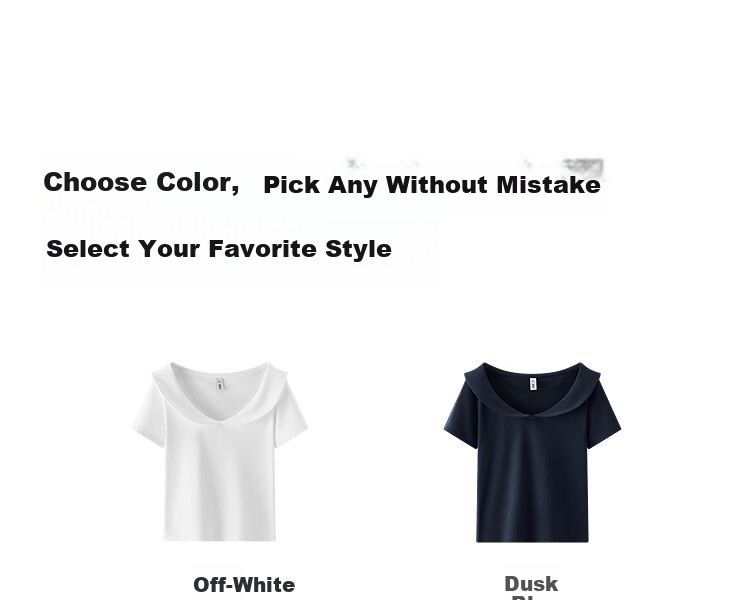 Semir Women's Summer Short Solid Color Doll Collar Short Sleeve Slim Fit Polo Shirt 2026 Gentle Clothing 109326115001 12