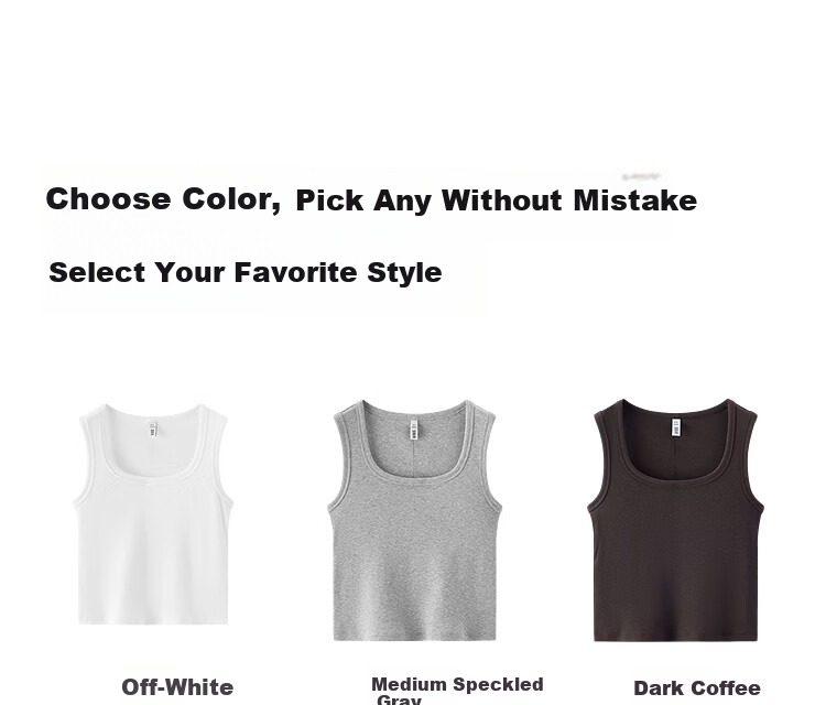 Semir Women's Summer Sleeveless Crop U-Neck Solid Color Cooling Slim Fit Inner Top 2026 Style Versatile Shirt 109326102003 12