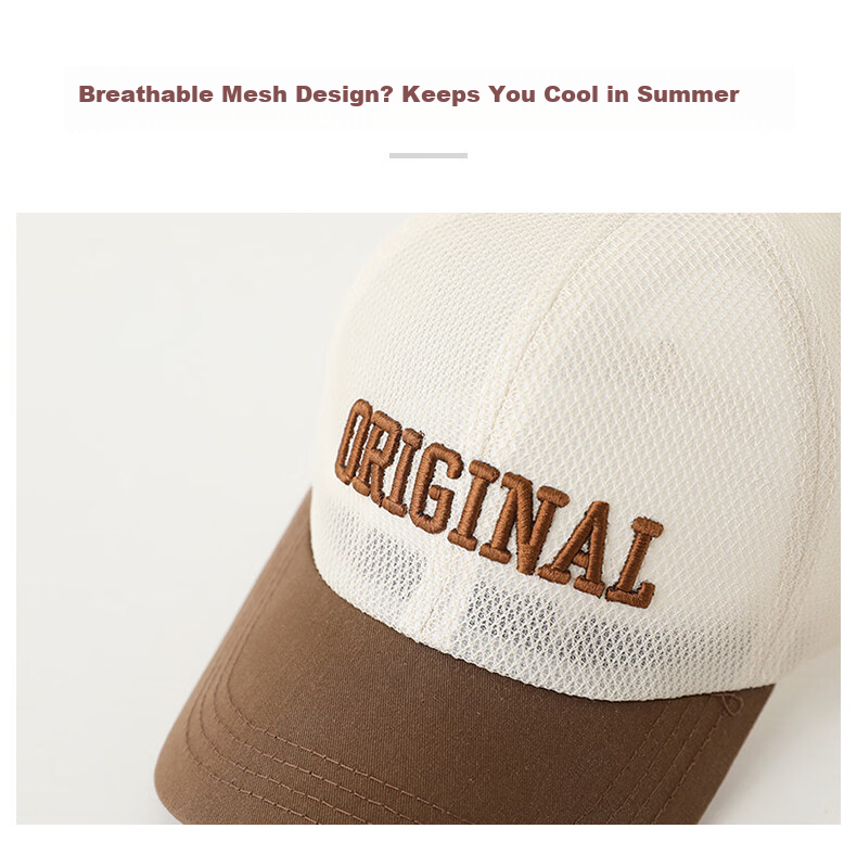 HAOGUAN Kids Sun Protection Hat Boys Summer Mesh Cap 2026 Baseball Cap Sunshade Baby Boys Baseball Hat 4