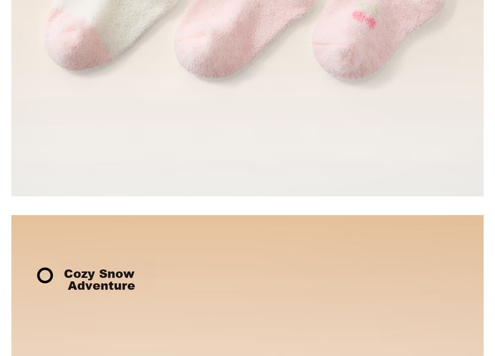 Beitais Baby Socks Winter Thickened Warm Double-Sided Fleece Cold-Resistant Non-Slip Newborn Class A Autumn Winter Boys Girls Infant 34