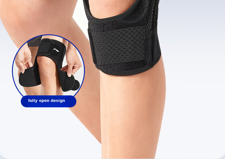 LI-NING Summer Thin Knee Brace Meniscus Injury Sports Protective Joint Knee Support for Men and Women Hiking Basketball Running Walking 14