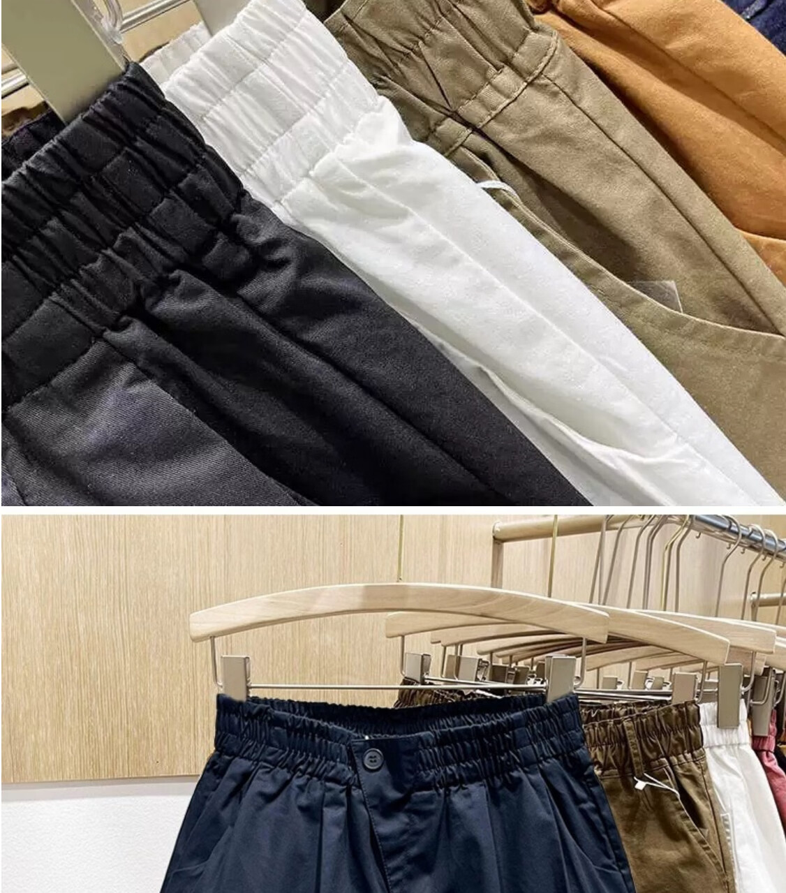 Langsha Women's Pure Cotton Summer Shorts 2026 New Loose Slimming Wide-Leg High-Waist A-Line Casual Versatile Hot Pants 9
