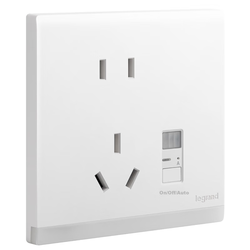 LEGRAND Switch Socket Simple Joy Series Ceramic White 86 Type Wall Socket Sensor Footlight Five-Hole Socket