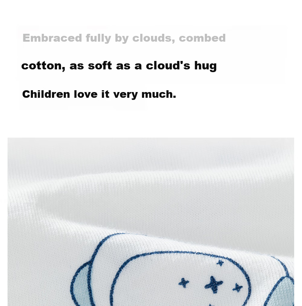 Betis Kids Pajamas Boys Short Sleeve Summer Cotton 2026 New Girls Ice Silk Baby Homewear Set 2