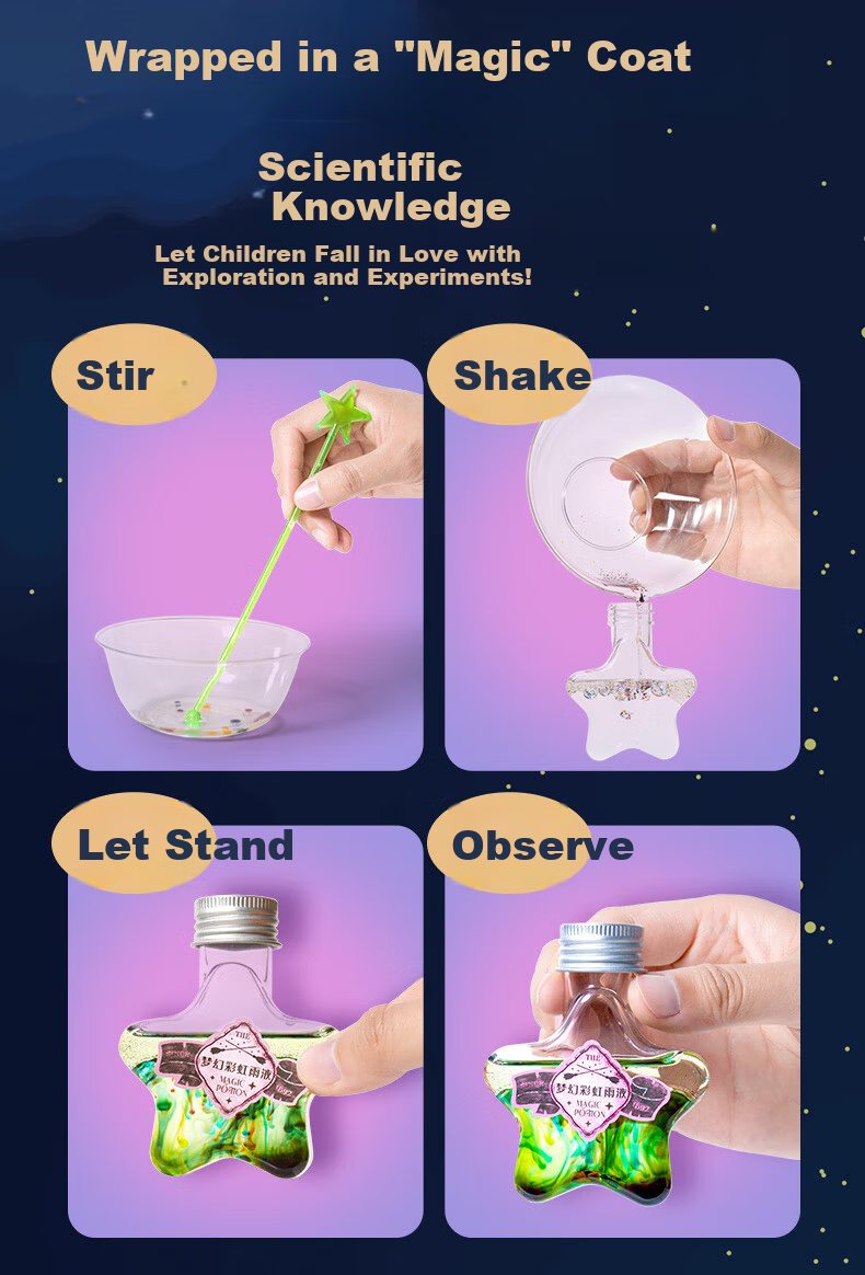 Maiqu Star Planet Keda Duck Children's Toy DIY Science Experiment Magic Kit New Year Gift Mysterious Potion Master 4