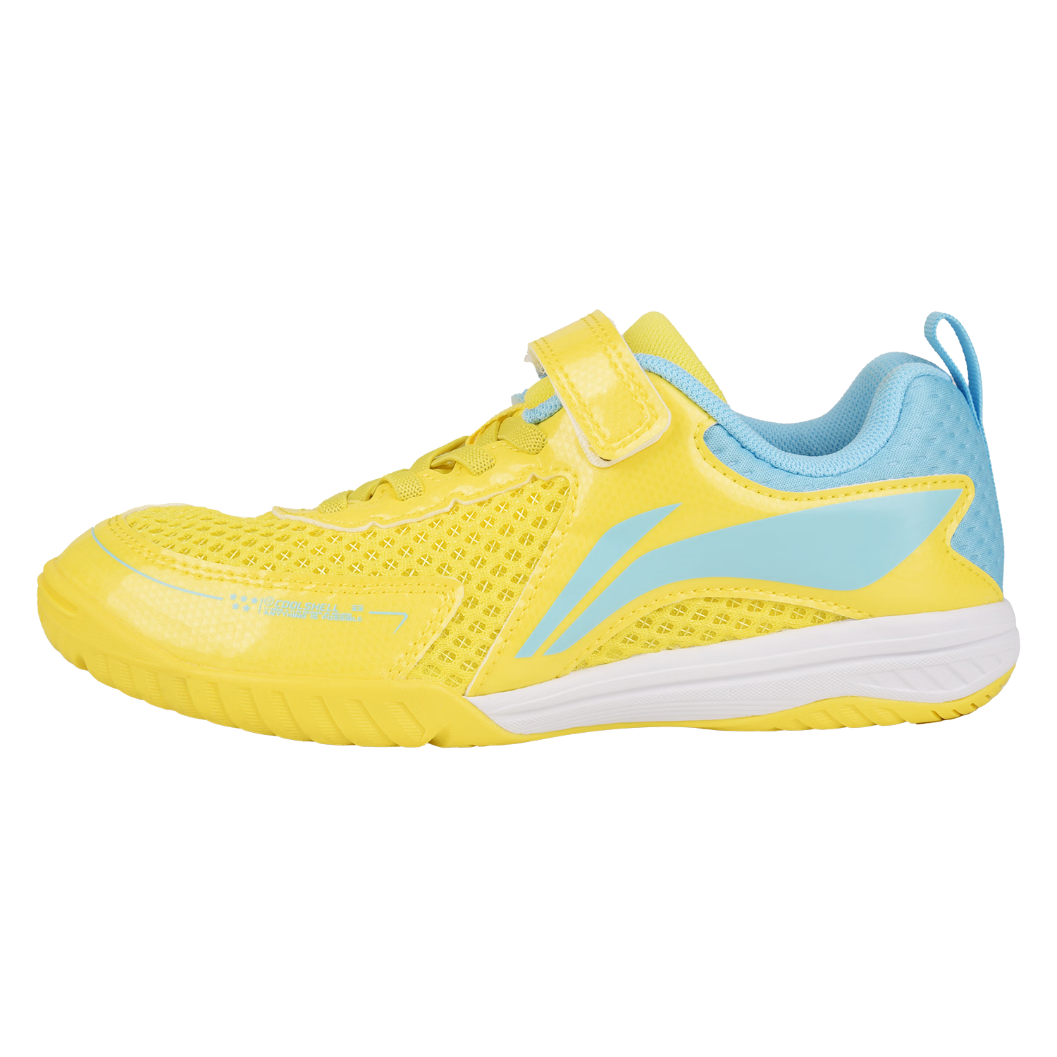 Li-Ning Kids' Ping Pong Shoes Boys Girls Breathable Non-Slip Sports Shoes Kirin 3.0 Kiwi Yellow Size 30