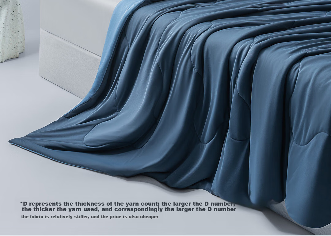 Deep Sleep A-Class Cooling Antibacterial Summer Quilt, Jade Smooth Washable Double Air Conditioning Quilt, Plum Blue 180*200cm 14
