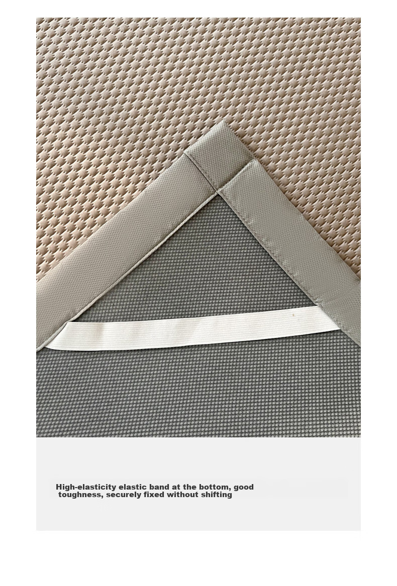 Yalu Summer Ice Silk Cooling Mat Home Ice Bean Mat Machine Washable Student Dormitory Single Brown 90*200cm 13