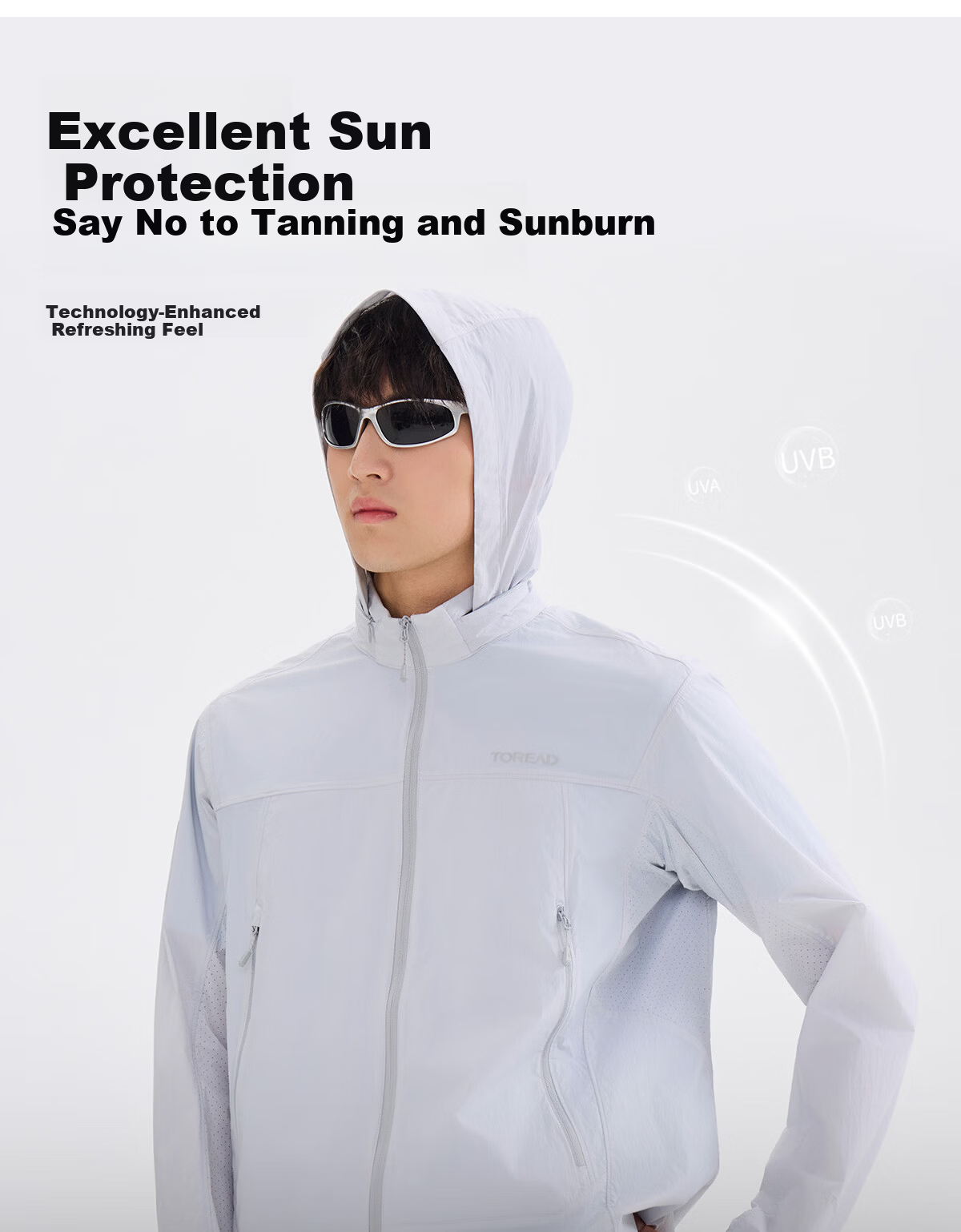 TOREAD Women's Sunscreen Jacket 26 New Outdoor Breathable Skin Jacket UV Protection UPF50+ Sun Protection TAZZBO82763 3