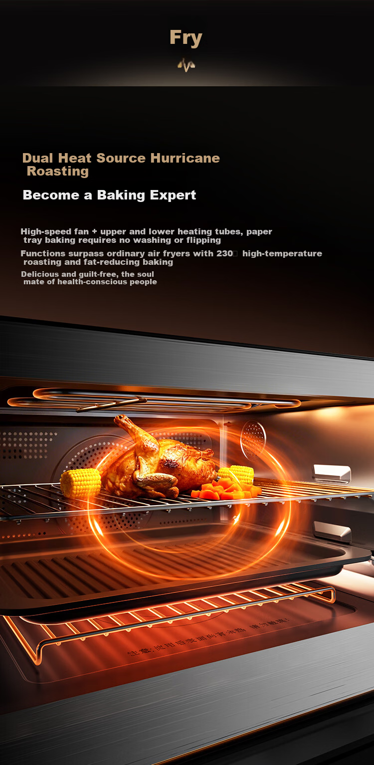 JD Jingzao New Home Micro Steam Oven All-in-One Smart Microwave Oven Toaster Steamer Air Fryer Multifunctional Inverter 28L Popular Cooking Stove WRA106 10