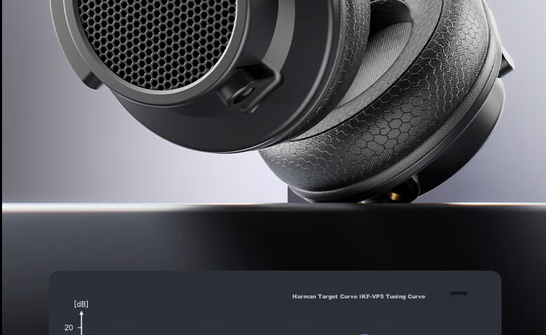 IKF VP5 Over-Ear Wired Headphones High-Fidelity HiFi Sound Fully Closed Monitoring Studio Recording Gaming FPS Mic Computer Mobile Universal 17