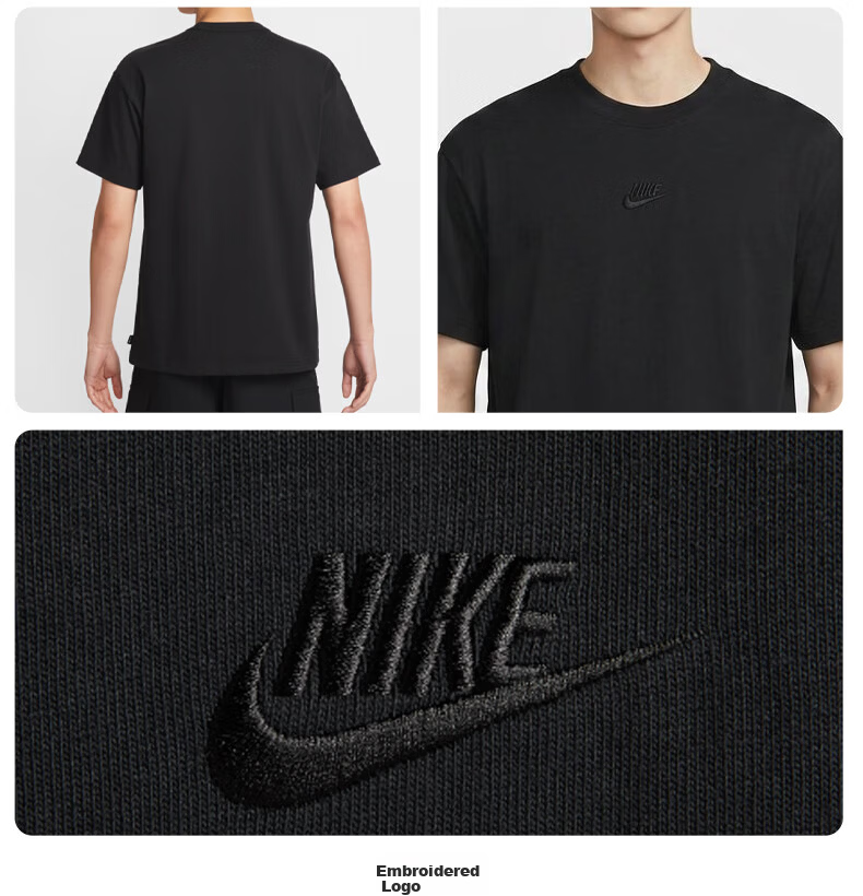 Nike Men's Short Sleeve T-Shirt Outdoor Sports Casual Crew Neck IH1122-328 Green L 5