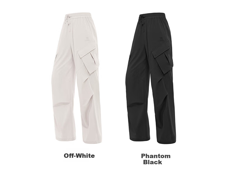 CAMEL Women's Outdoor Sun Protection Work Pants Ice Cooling Breathable Sports Casual Trousers Y26BA4L0016 Cheese Yellow L 12