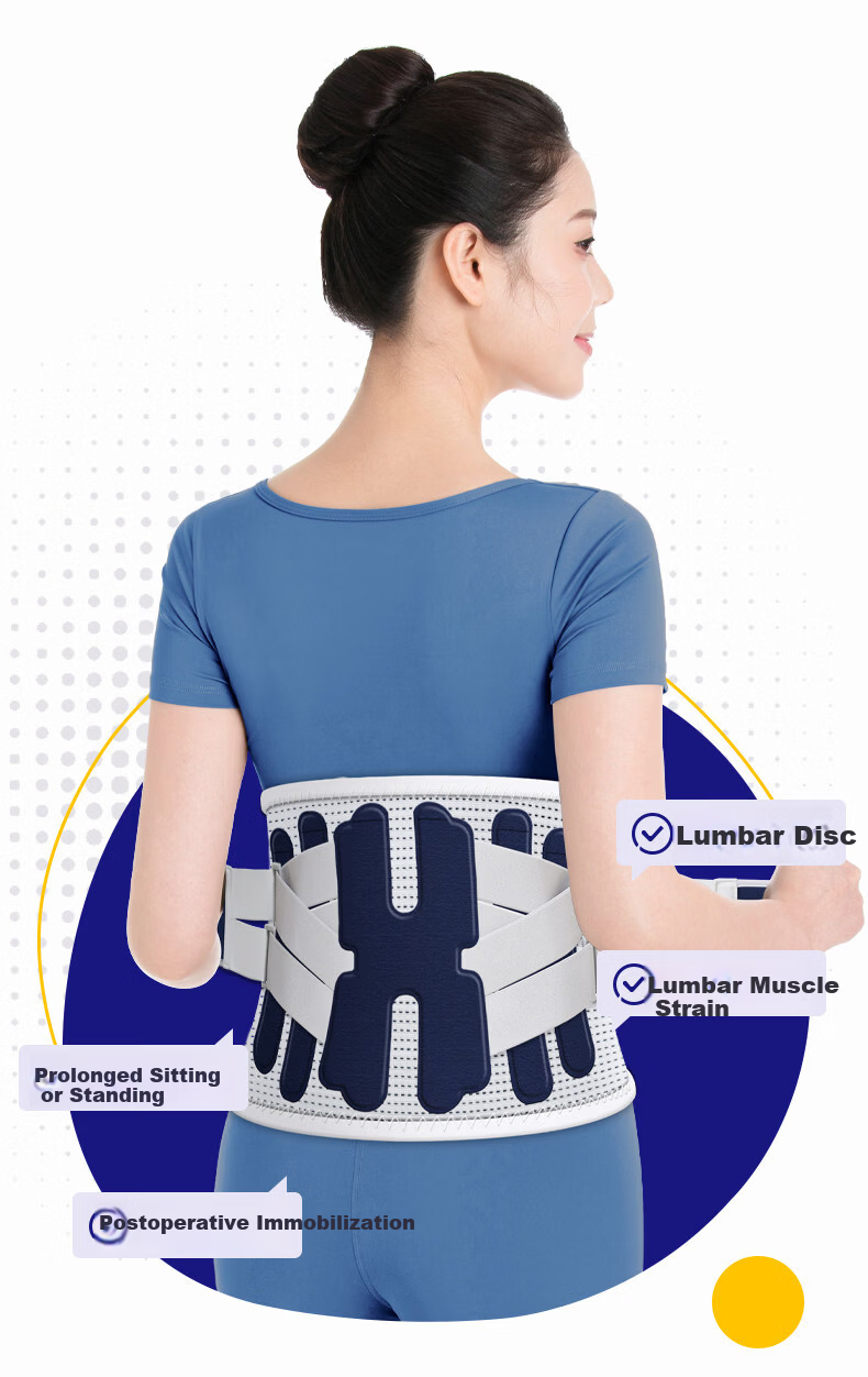 PROPARD Medical Grade Lumbar Support Belt Waist Brace for Lumbar Muscle Strain and Herniated Disc Back Brace for Prolonged Sitting 3