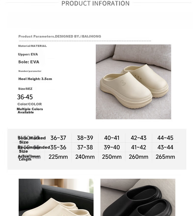 FOOTOPPO Height-Increasing Open-Toe Nurse Shoes Women's Medical Slip-On Non-Slip Surgical Clogs 4