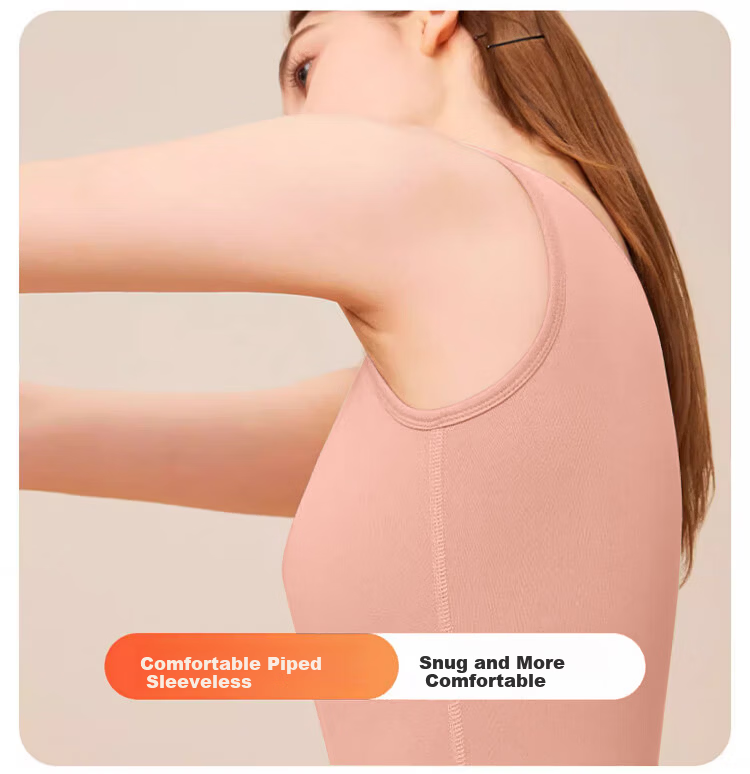 LangSha Autumn Winter Warm Lamb Fleece Thickened Antibacterial Mite-Resistant Vest Women's Thermal Base Layer Sleeveless Top 11