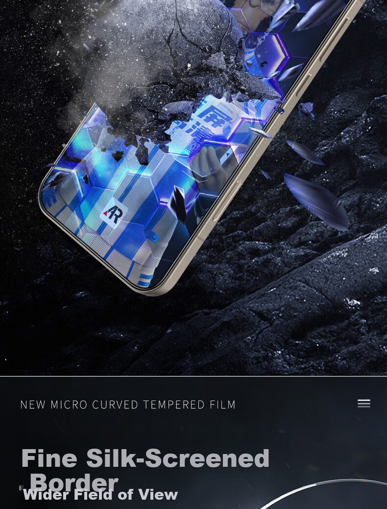 Lanxingxiansheng [Class T*AR Enhanced Transparency] Screen Protector for Honor Magic8, AR Enhanced Anti-Glare Anti-Reflective Anti-Drop Protective Film for Magic8 Smartphone 4