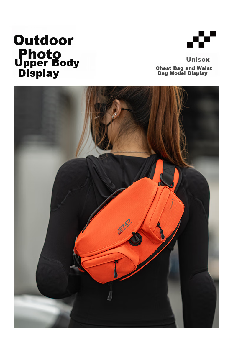 STAR FIELD KNIGHT Motorcycle Riding Waist Bag Unisex Multifunctional Outdoor Water-Resistant Storage Crossbody Bag Knight Gear SKB398 16