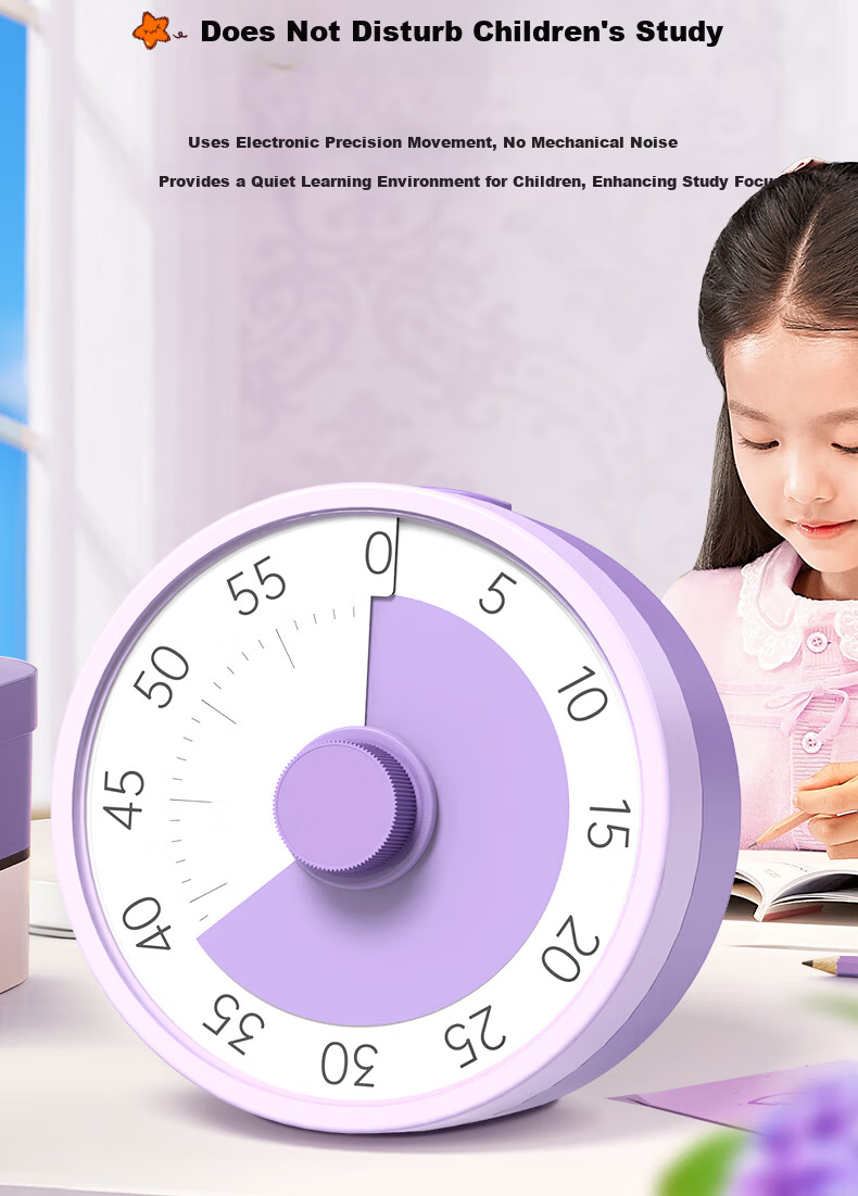 Timess Disney Collaboration Visual Timer, Back-To Student Time Management Tool, Kitchen Cooking Electronic Timer, Live Streaming Timer Gift 10