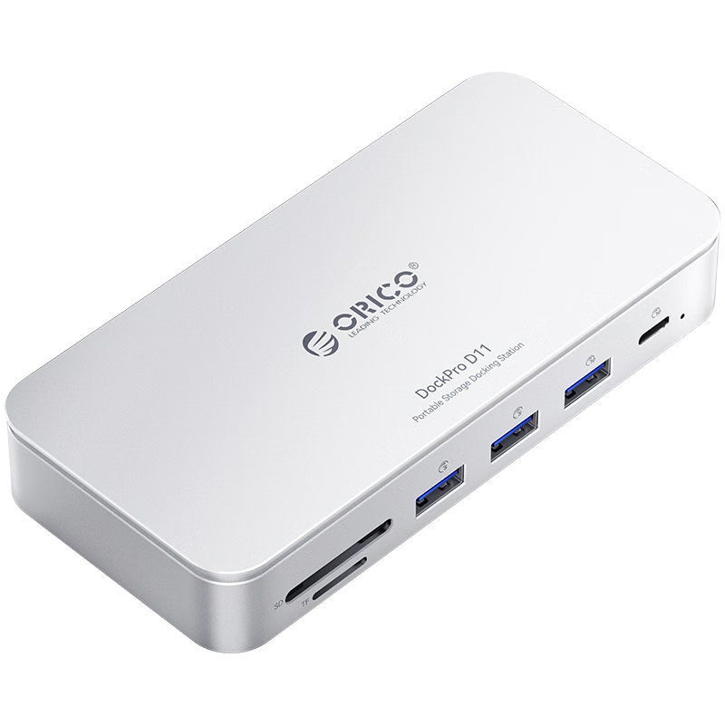 ORICO M.2 External SSD Enclosure Dock Type-C Expansion Dock HDMI/DP Display Adapter NVMe/SATA Dual Protocol Compatible with MacBook Laptop