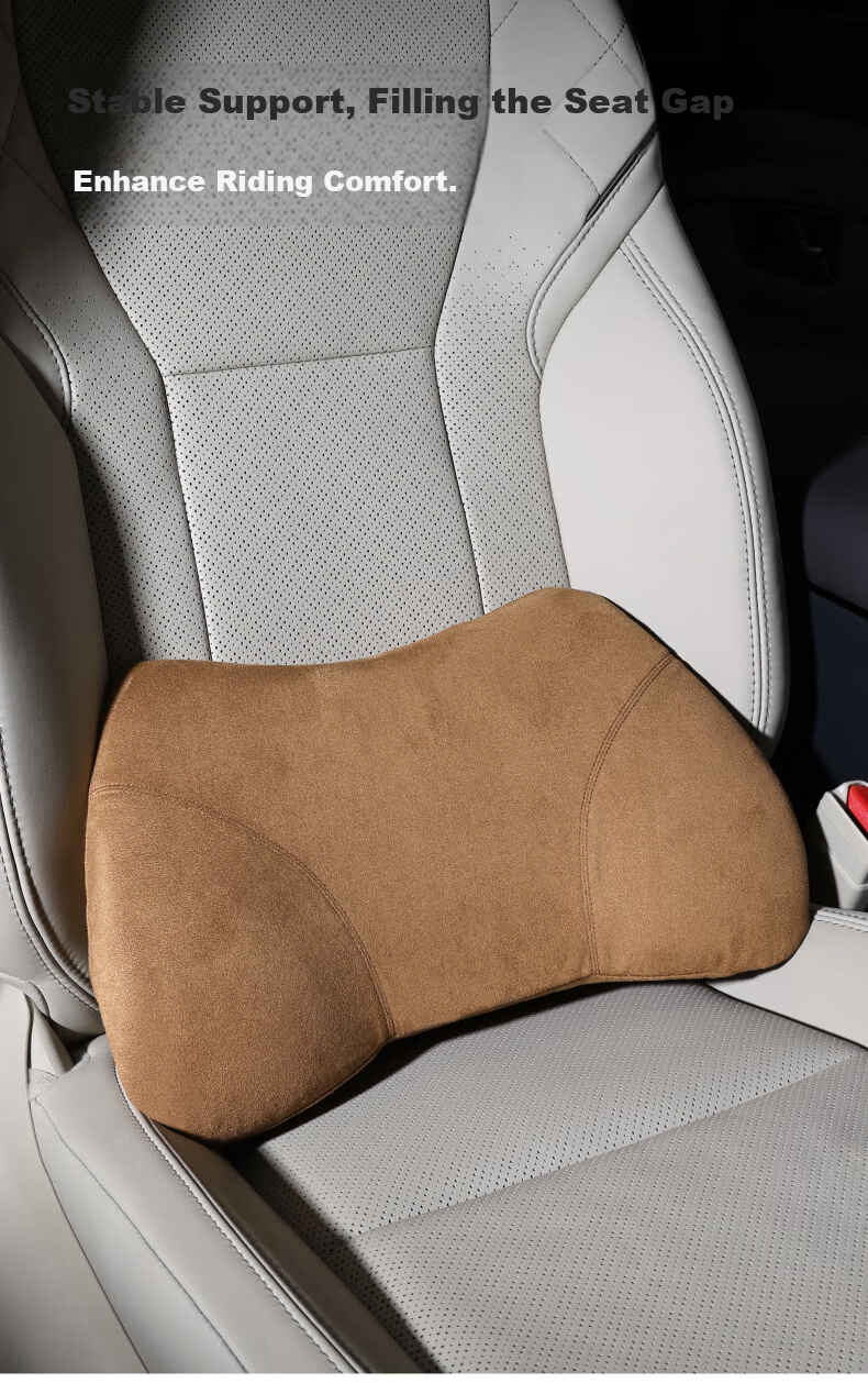 BIMLL Car Headrest Mercedes-Maybach S-Class Lumbar Support Soft Suede Car Pillow Universal for All Seasons 3