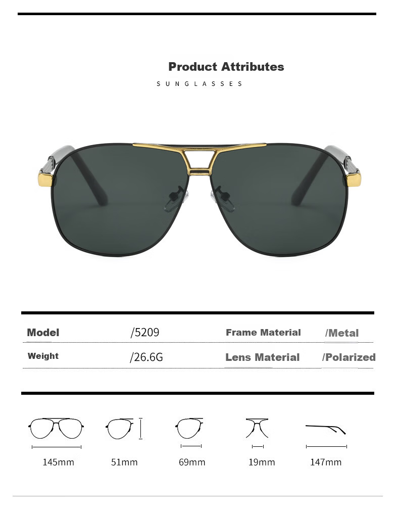 Feidler Polarized Day and Night Sunglasses for Men UV Protection Driving Fishing Glasses 8