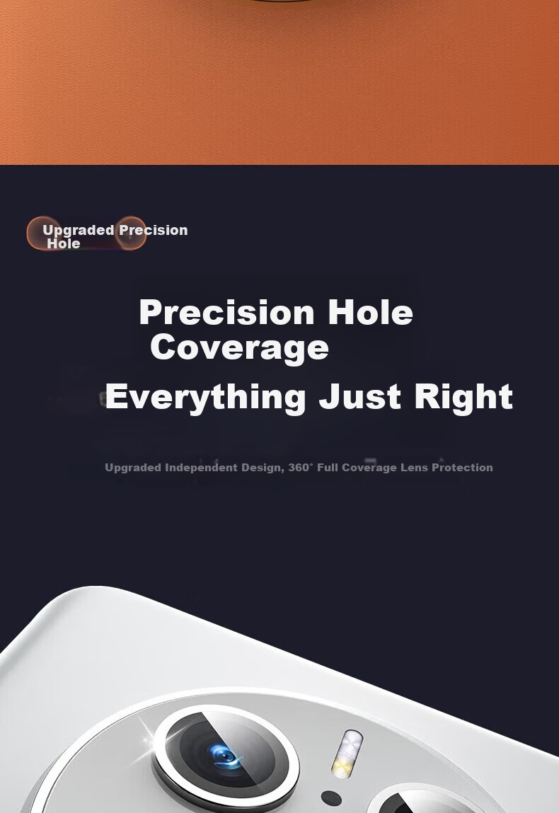 ESCASE Huawei Pura80Pro Lens Protector P80Pro+ Rear Camera Lens Protective Film Full Coverage HD Drop-resistant Scratch-resistant Independent Eagle Eye Green 2