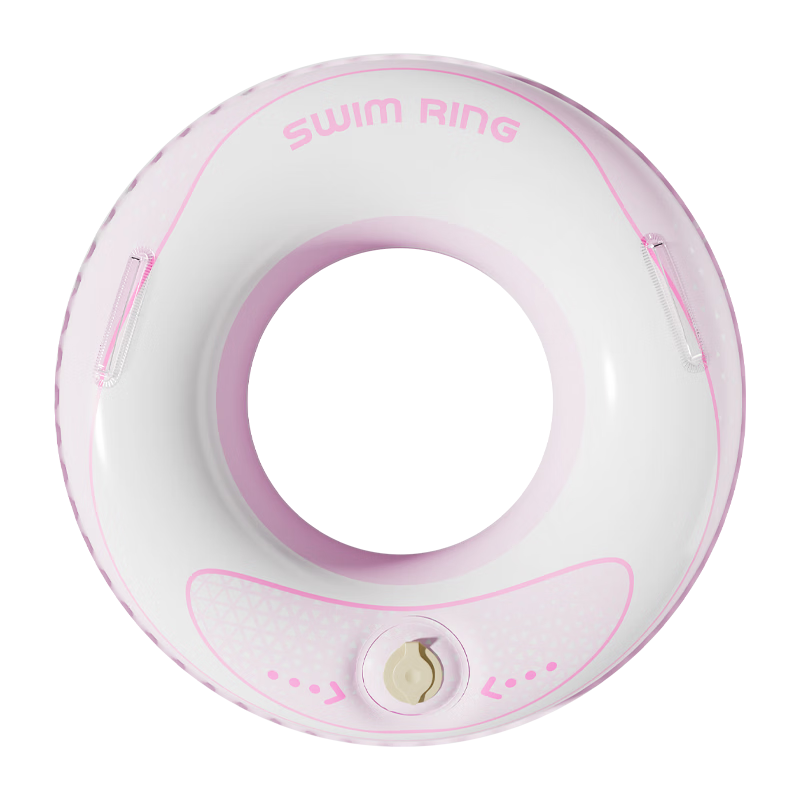 361° Adult Swimming Ring Safety Anti-Tip Pressurized Inflatable Thickened Underarm Float Portable Swimming Gear for Men