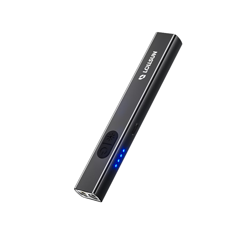 Dexu Lightweight Outdoor Flashlight Ultra-Bright Portable Teaching Sales Red Laser Pointer UV Light Detector Currency Verification