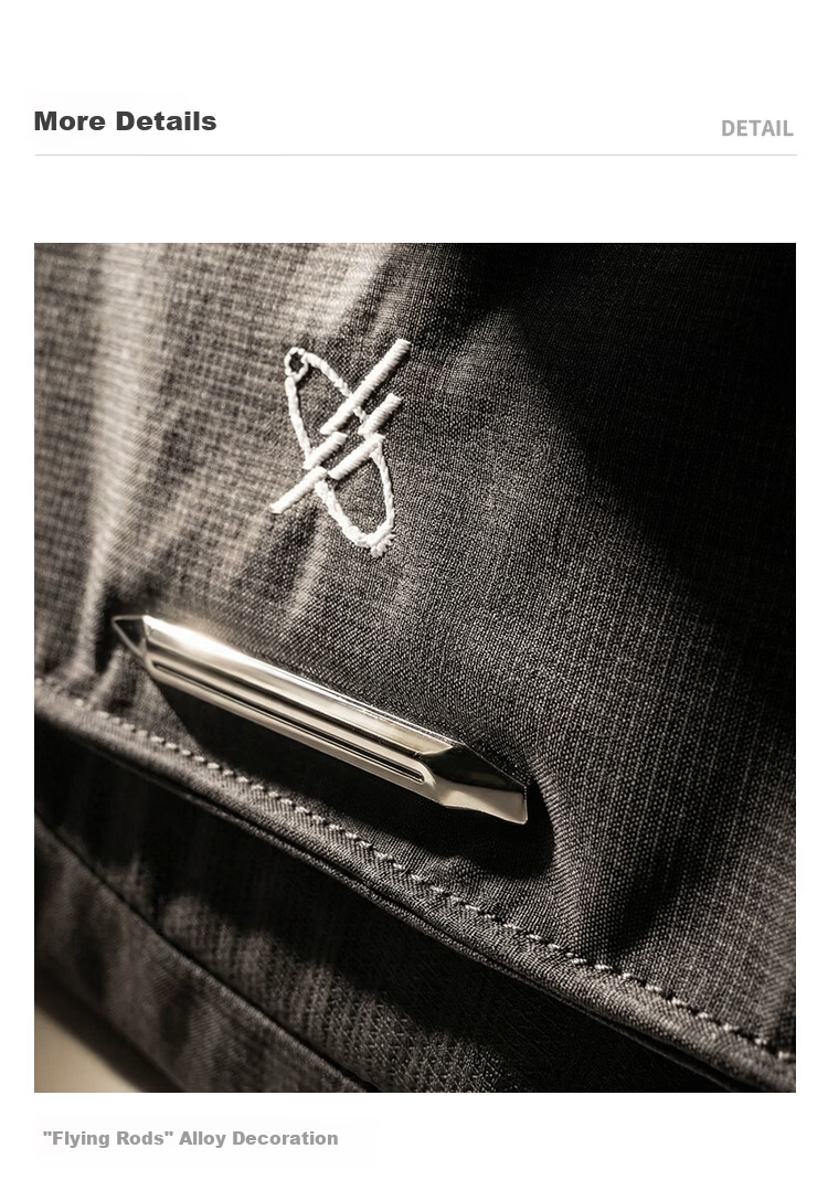 GYXX Star Trail 2 Crossbody Bag Unisex Shoulder Functional Chest Bag Casual Commuter Portable Tablet Messenger Backpack 23
