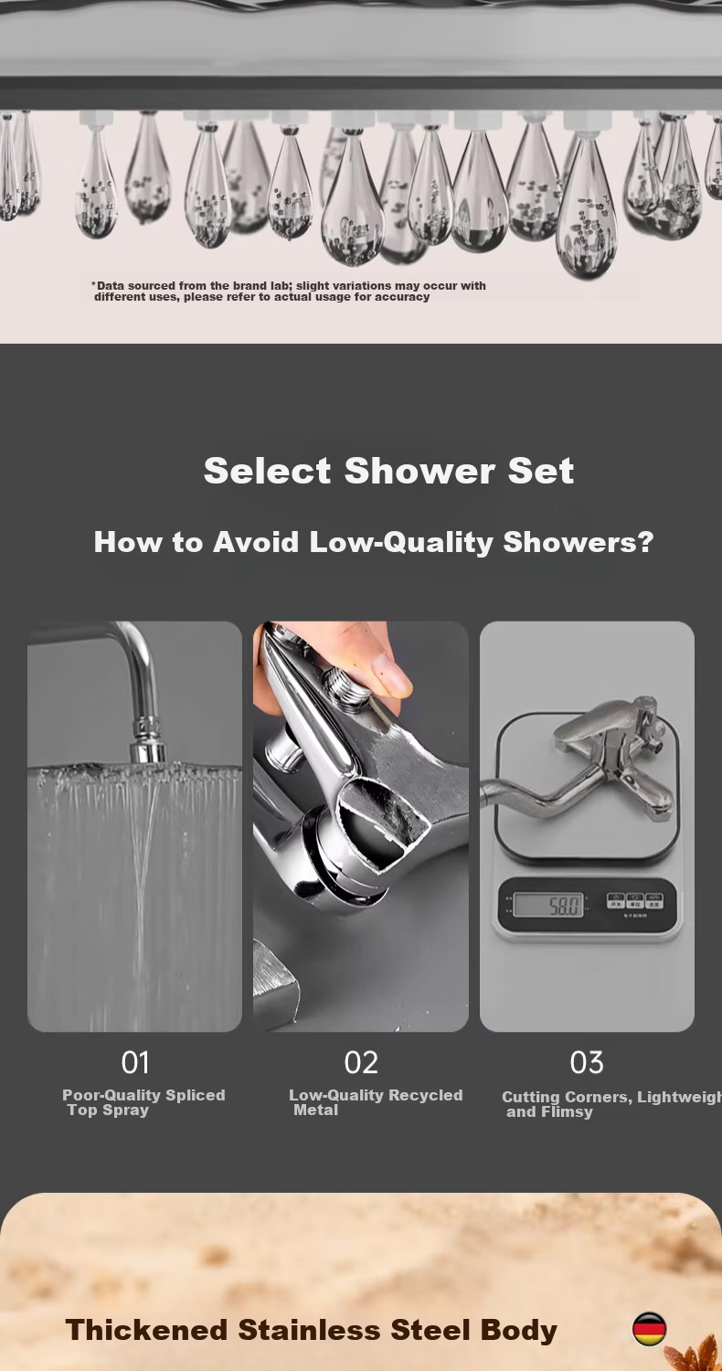 Del 28-Year Brand All-Copper Body Shower Set Home Bathroom Pressurized Bath HL-005 5