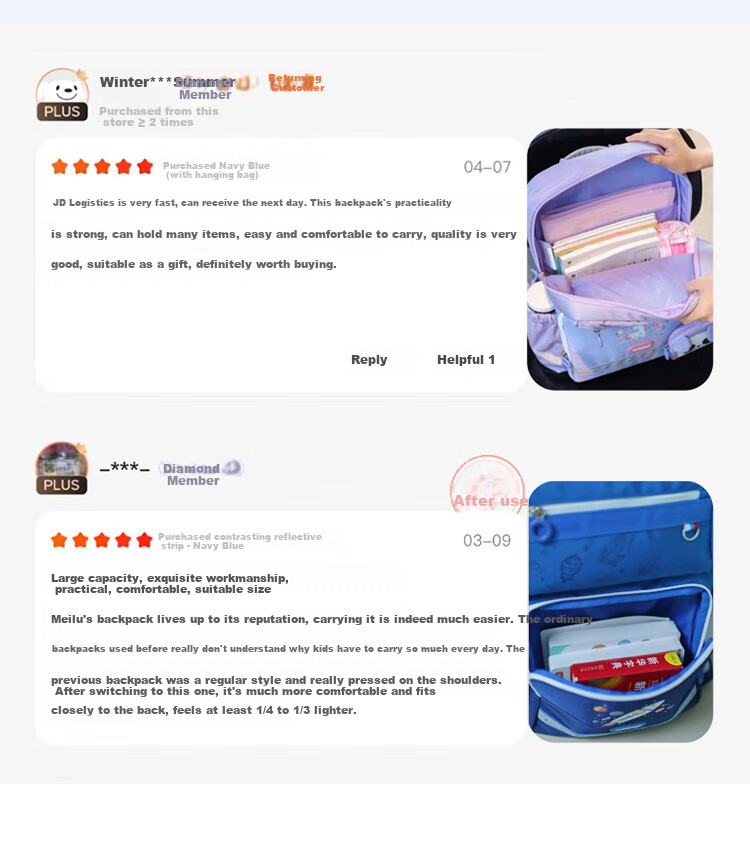 AMERICAN TOURISTER Girls' Antibacterial Lightweight Backpack for 5-6 Grade Elementary Students Large Capacity School Bag NG3*004 16