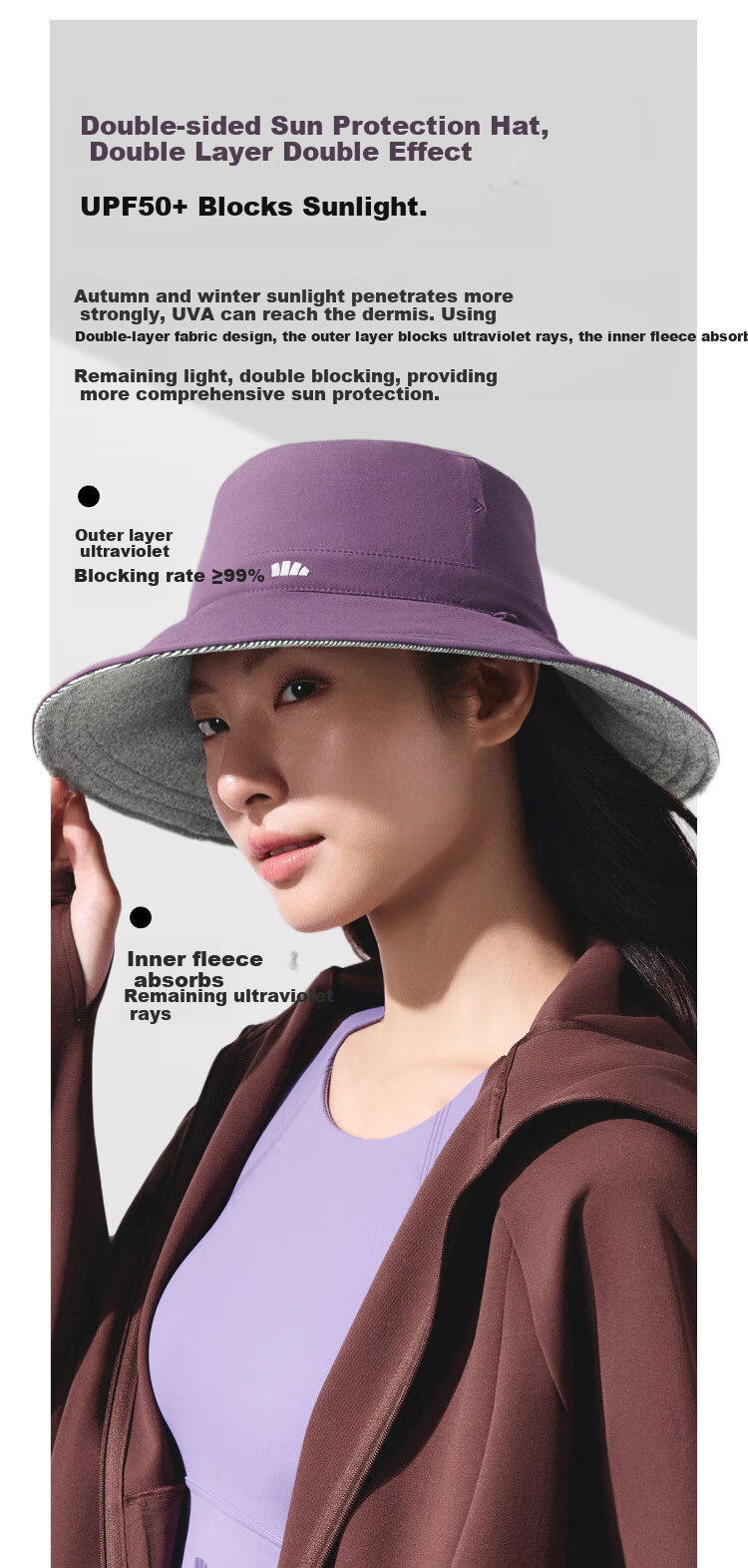 Beneunder Sun Hat for Women, Breathable Fisherman Hat, UV Protection Hat, Fishing Cap, Hiking Cap, Sun Hat for Men, Anti-UV 34