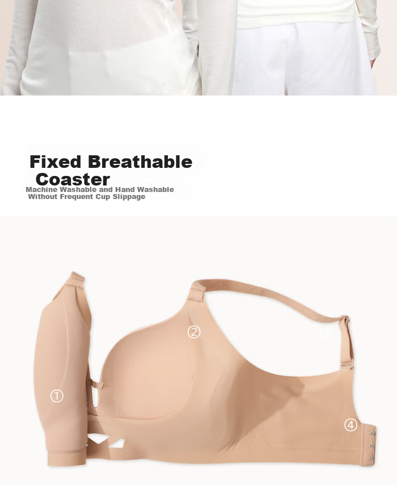 Wanmeijiyi Xu Yiyang Same Style Push-Up Bra, Foundation Liquid, Women's Underwear, Beautiful Back, Seamless, Invisible, Anti-Sagging, Side Support Bra 18