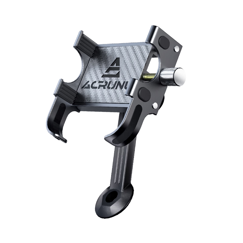 ACRUNU Carbon Fiber Bicycle Phone Holder Aluminum Alloy Handlebar Road Mountain Bike Navigation Stem Mount