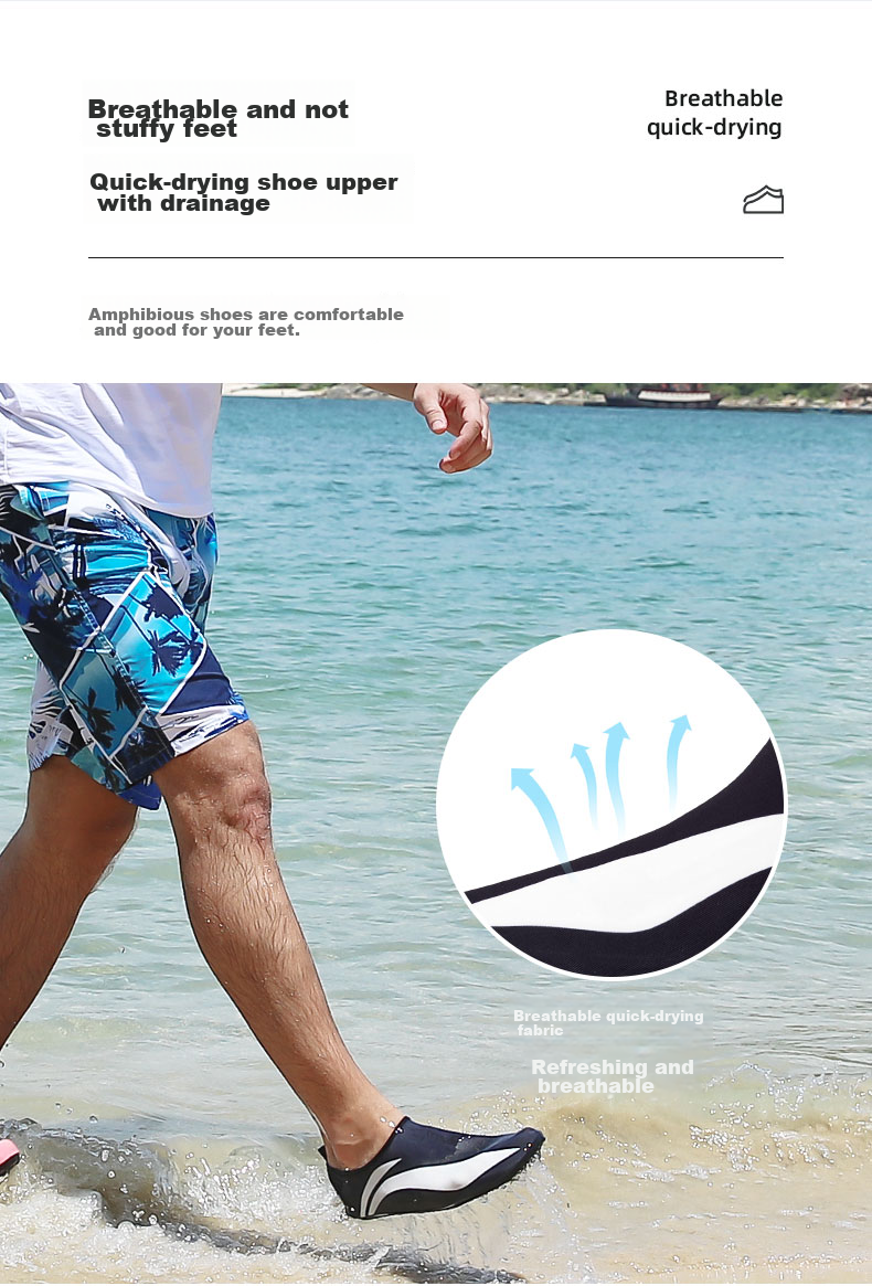 Li-Ning Swimming Shoes for Men And Women, Beach Diving Specialized Socks, Non-Slip, for Beach Combing, Rafting, Snorkeling, Quick-Drying Summer Swimming Equipment 7
