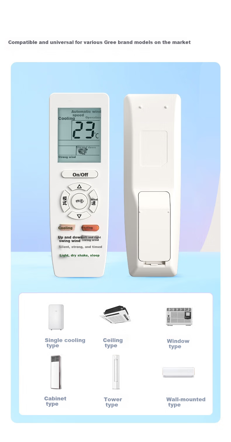 Beishi Compatible with Haier Air Conditioner Remote Control for All Haier Models Universal for Wall-mounted, Cabinet, Central Air Conditioners Household Battery Replacement 5