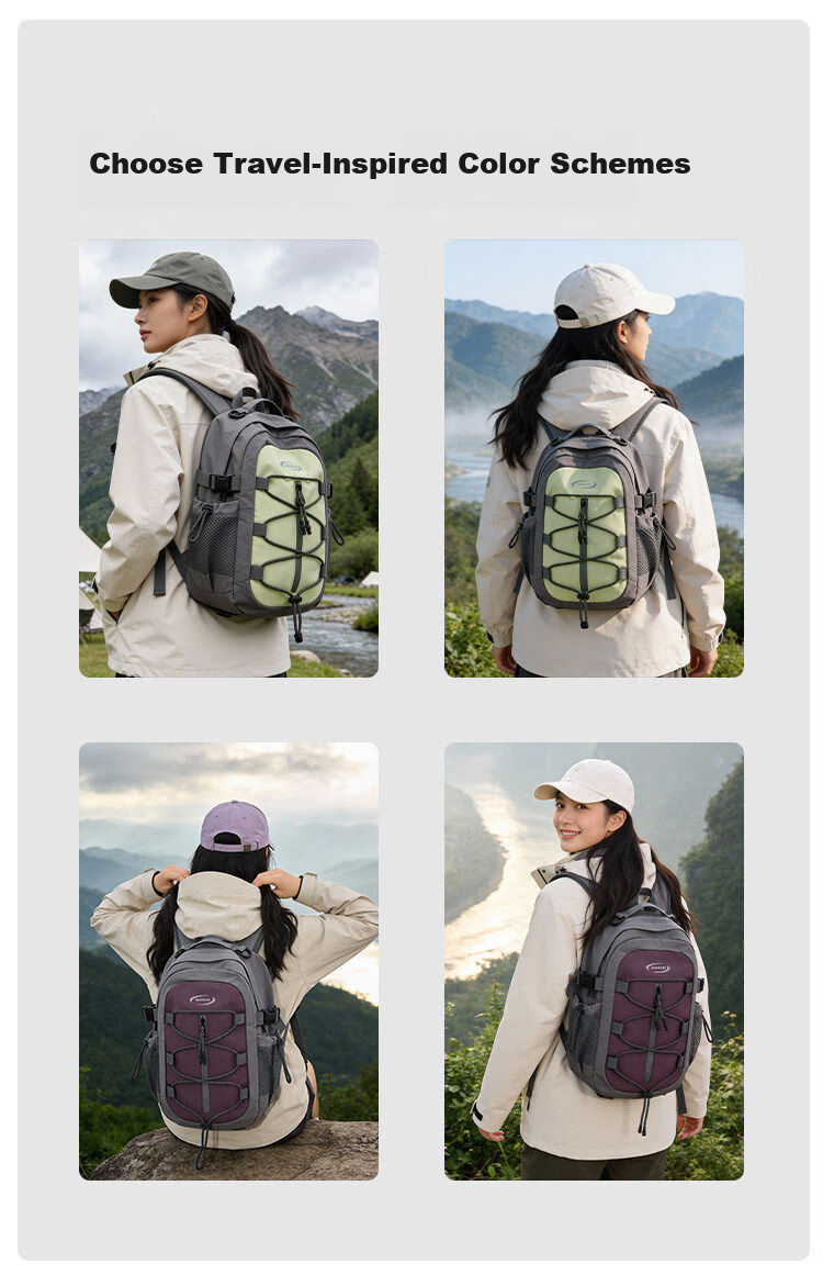Warrior Sports Bag for Men And Women, Outdoor Hiking Backpack, Large Capacity, Ultra-Lightweight, Portable, Casual Bag, Water-Resistant, Cycling, Trekking, Travel Pack 6