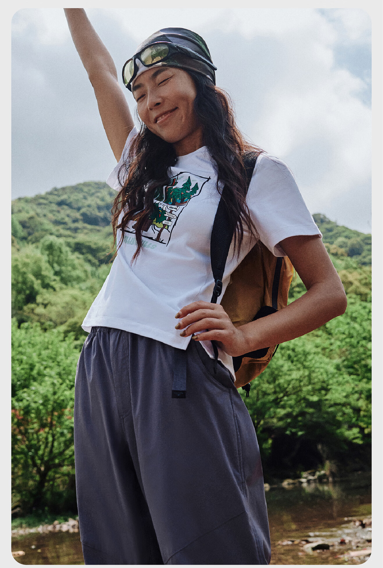 Naturehike Outdoor Hiking Quick-Dry Printed T-Shirt for Women, Round Neck Sports Tee, Women's and Kids' Matching Set 8