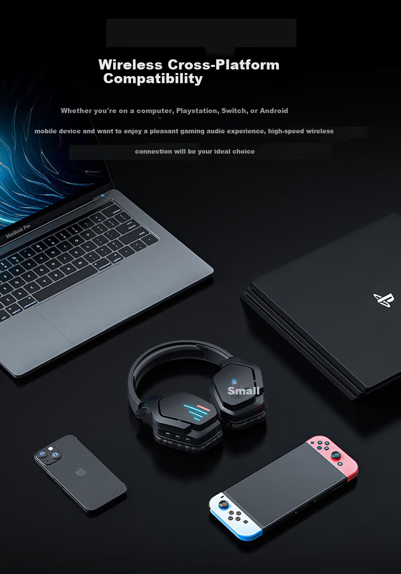 ONIKUMA Wireless Bluetooth Headphones Over-Ear Stereo Sound Cool Gaming Headset Noise Cancelling Long Battery Life Music Sports Phone Tablet Universal Comfortable Wearable Microphone Birthday Gift 3