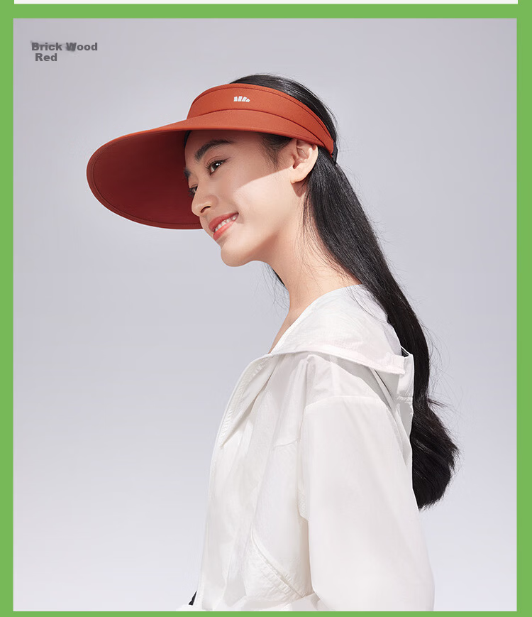 Beneunder Women's Sun Hat Open Top Sunshade Hat UV Protection Side Face Sunshade Fashion Wide Brim 23
