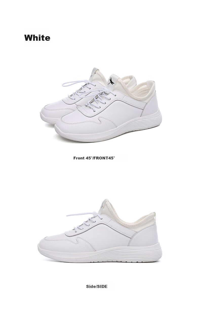 RED DRAGONFLY Women's Casual Shoes INS Trendy Versatile Sports Shoes Korean Style WXB140141 Black Size 37 12