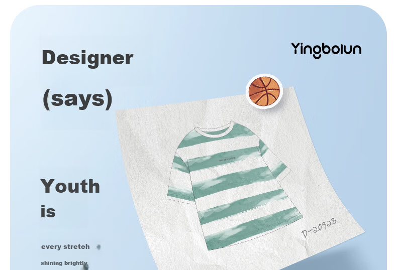 YING BO LUN Youth Pajamas Summer Thin Style Boys Short-Sleeve Set Student Loungewear 20799 Dark Gray 170 3