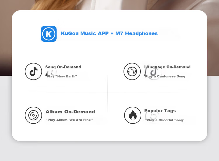 KUGOU [Premium Sound Quality + Powerful Quad-Mic Active Noise Cancellation] Bluetooth 6.0 In-Ear Wireless Earphones Low Latency Pro Music Gaming Long Battery Life Compatible with Huawei Xiaomi M7 11