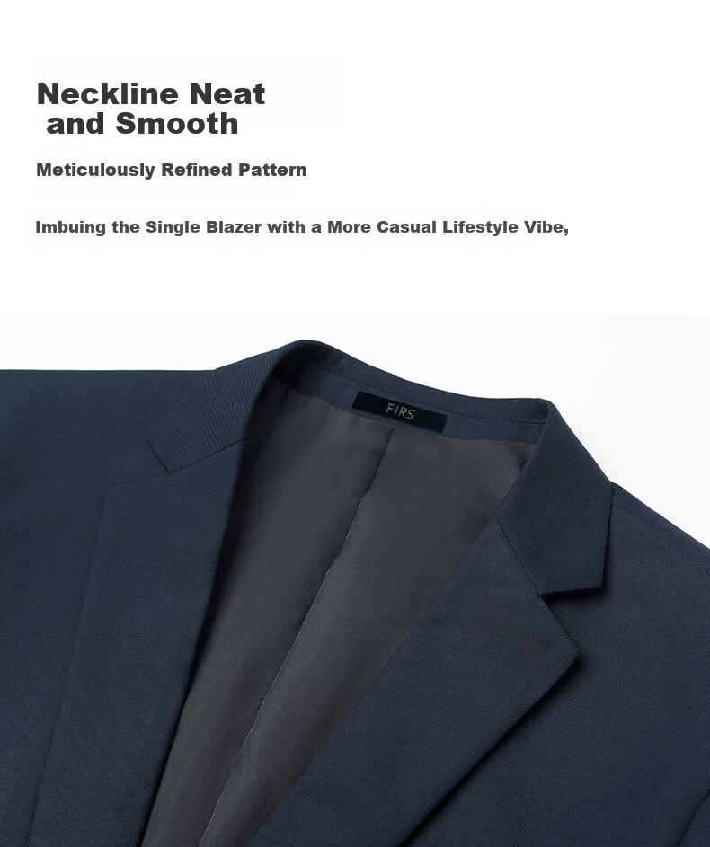 FIRS Anti-Wrinkle Non-Iron Men's Four-Season Business Casual Suit Jacket Professional Workwear Outerwear 4