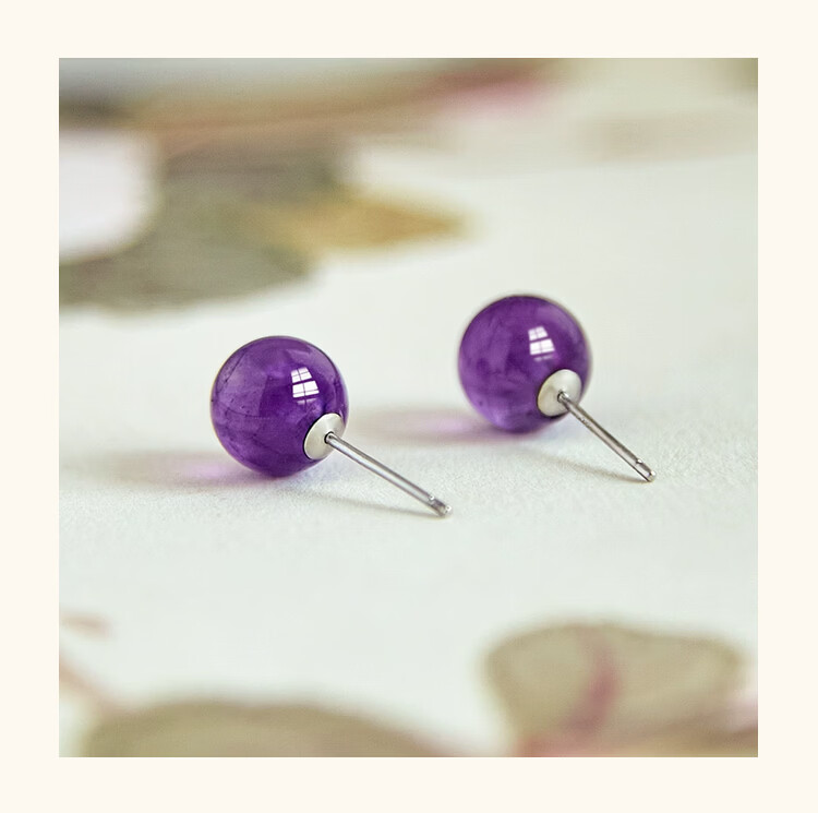 Jingfengge Four-Leaf Clover Silver Stud Earrings, Luxurious High-End Ear Jewelry, Piercing Care, Anniversary Birthday Gift for Wome 9