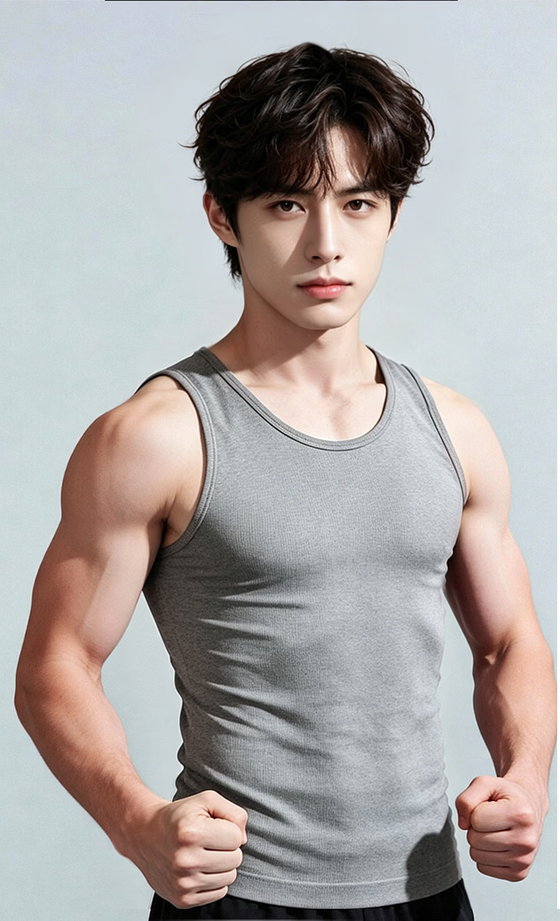 VICTORIATOURIST Men's Quick-Dry Fitness Tank Top Running Professional Sports Training Loose Breathable Sweat-Absorbing Sleeveless T-Shirt 15