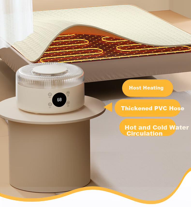 CHIGO Double Water Heating Electric Blanket 1.5x1.8m with Water-Electric Separation Safety and Water Circulation System 7