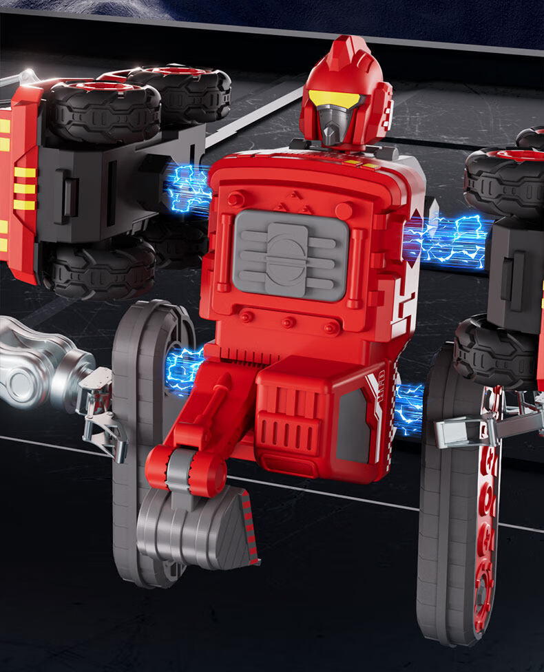 Snaen Children's Toy Dinosaur Transforming Robot Car Alloy Model, 6-Year-Old Boy's New Year Gift 7