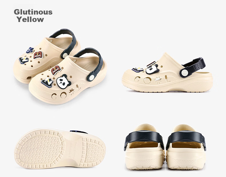 Balabala Kids Summer Clog Sandals Girls Outdoor Cartoon Bath Slippers Boys Home Large Kids Beach Shoes 11